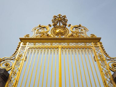 Fransa Versailles Dünya Mirası Sarayı Birçok turist istiyorum