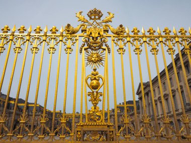 Fransa Versailles Dünya Mirası Sarayı Birçok turist istiyorum