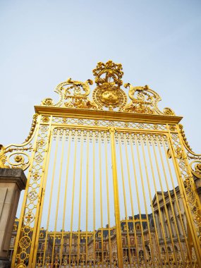 Fransa Versailles Dünya Mirası Sarayı Birçok turist istiyorum