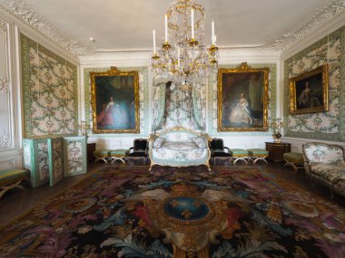 Fransa Versailles Dünya Mirası Sarayı Birçok turist istiyorum