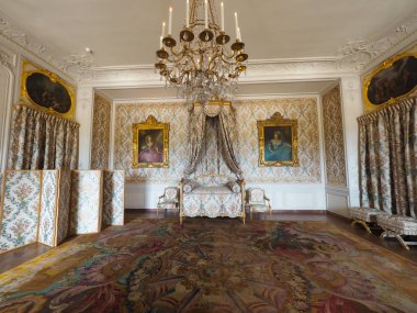Fransa Versailles Dünya Mirası Sarayı Birçok turist istiyorum