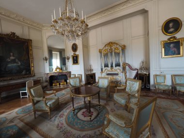 Fransa Versailles Dünya Mirası Sarayı Birçok turist istiyorum