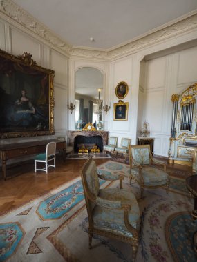 Fransa Versailles Dünya Mirası Sarayı Birçok turist istiyorum