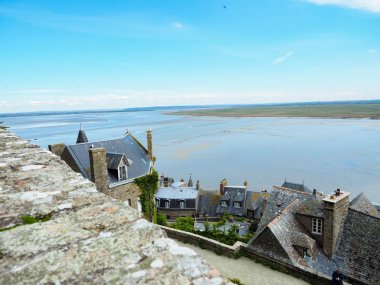 Fransa'nın Saint-Michel Mont'u. Gezginler bir kez görmek istiyorum.