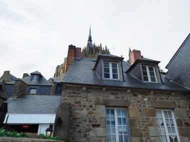Fransa'nın Saint-Michel Mont'u. Gezginler bir kez görmek istiyorum.