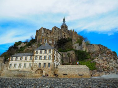 Fransa'nın Saint-Michel Mont'u. Gezginler bir kez görmek istiyorum.