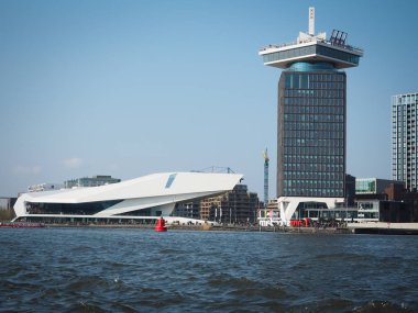 Amsterdam, Hollanda'nın güzel eski şehir