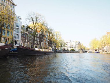 Amsterdam, Hollanda'nın güzel eski şehir