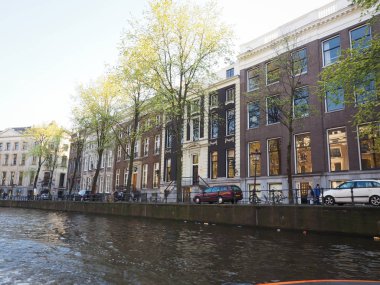 Amsterdam, Hollanda'nın güzel eski şehir