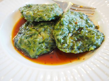 Thaila popüler buğulanmış frenk soğanı Çin gıda köfte