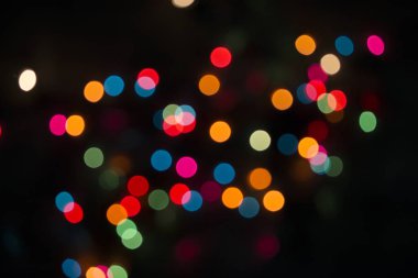 Noel arka plan - ufuk Noel ışıkları arka plan