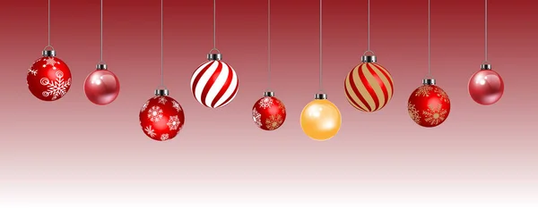 Bola Natal Para Decoração Ilustração Vetorial —  Vetores de Stock