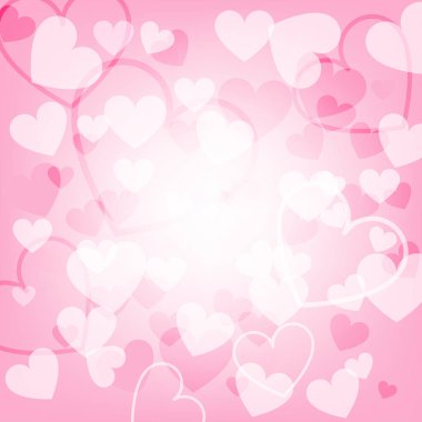 Mutlu sevgililer günü tebrik kartı tasarım arka plan - vektör çizim.