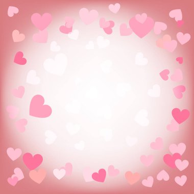 Mutlu sevgililer günü tebrik kartı tasarım arka plan - vektör çizim.