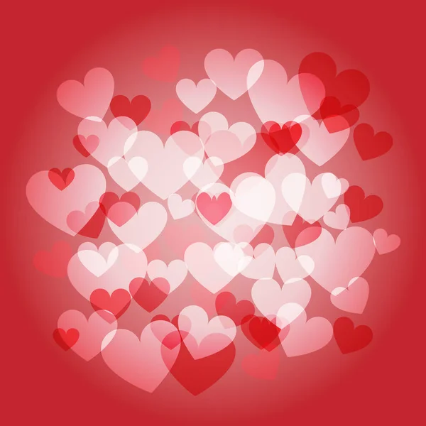 Šťastný Valentines Den Pozdravy Karta Design Pozadí Vektorové Ilustrace — Stockový vektor