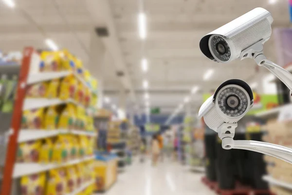 Cctv System Sicherheit Einkaufszentrum — Stockfoto