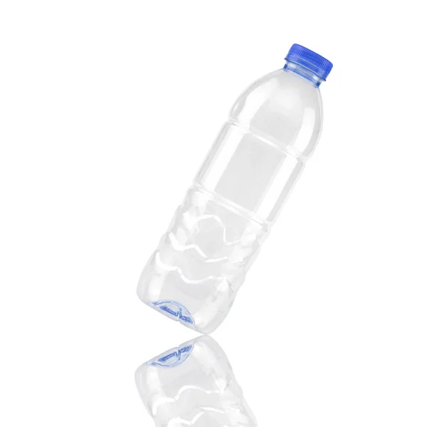 Plastflaska För Återvinning Isolerad Vit Bakgrund — Stockfoto
