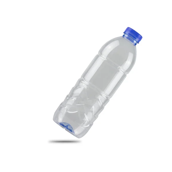 Plastic Fles Voor Recycling Geïsoleerd Witte Achtergrond — Stockfoto