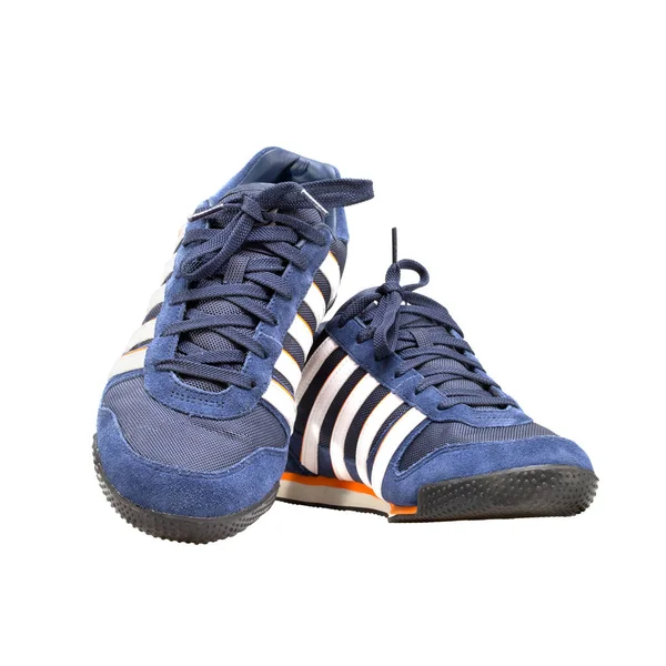 Spor Ayakkabıları Beyaz Arkaplanda Izole — Stok fotoğraf