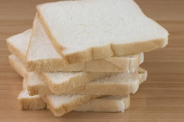 Volkoren Brood Houten Tafel — Stockfoto