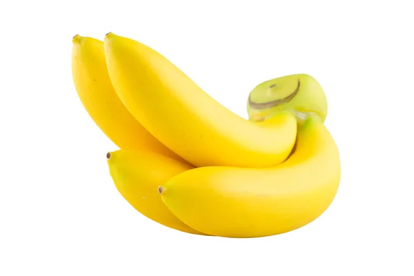 Banan isolerad på vit bakgrund. — Stockfoto