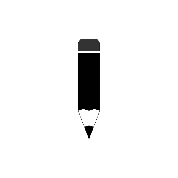 Pencil icon. Flat design. vector illustration. — Stock Vector