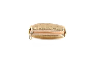 izole beyaz arka plan üzerinde sikke çanta