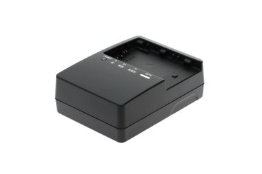 Batarya Charger beyaz arkaplanda izole edildi