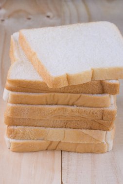 Kepekli ekmek ahşap tablo.