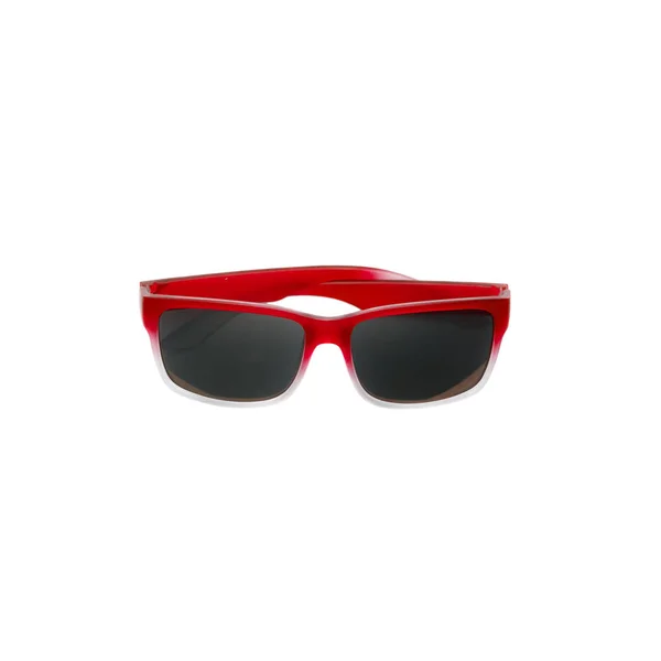 Rote Sonnenbrille auf weißem Hintergrund — Stockfoto