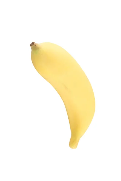 Single banana against. — Stock Photo, Image