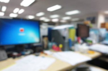 Soyut bulanıklık ofis arka planı.