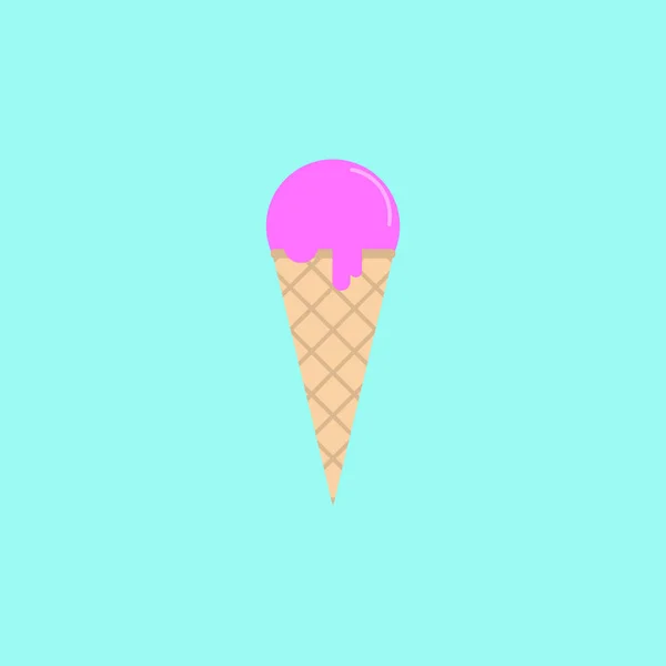 Ice cream icon design - vector illustration. — Stock Vector