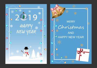 Noel arka plan dekorasyon, vektör çizim için