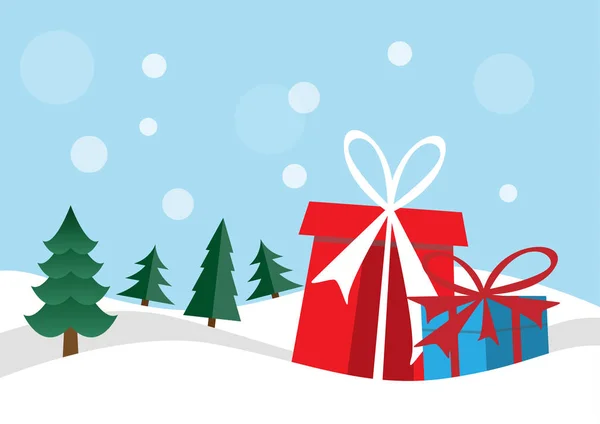 Kerstmis achtergrond voor decoratie, vectorillustratie — Stockvector