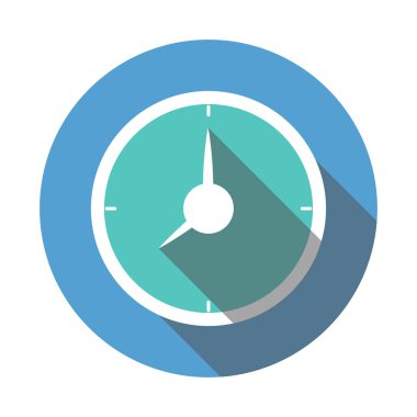 Saat simgesi. vektör illüstrasyonu.