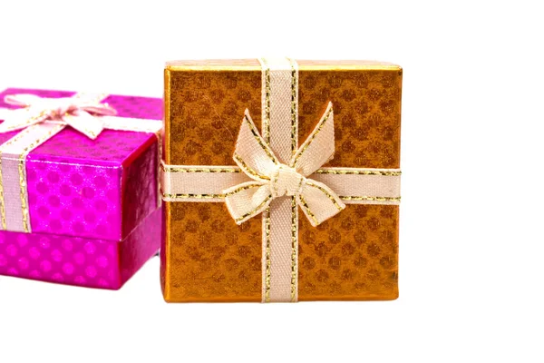 Gift Box White Background — Stock Photo, Image