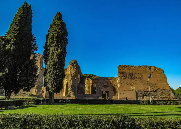 Las Termas Caracalla Roma Italia Segundo Baño Público Romano Más — Foto de Stock