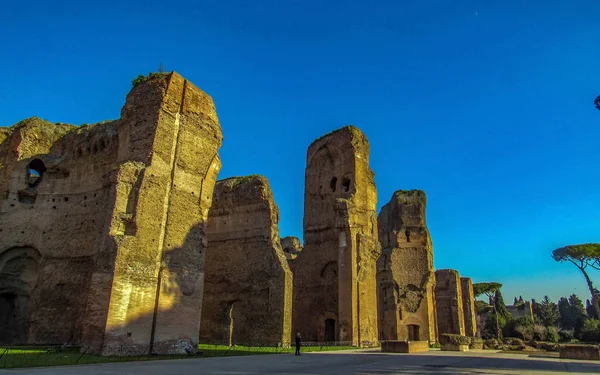 Las Termas Caracalla Roma Italia Segundo Baño Público Romano Más — Foto de Stock