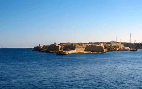 Hradby Další Opevnění Okolí Hlavního Města Valletta Malta Evropa — Stock fotografie