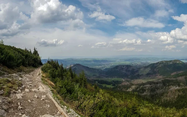 Malerische Landschaft Des Tatra Gebirges Teil Der Karpatenkette Osteuropa Zwischen — Stockfoto