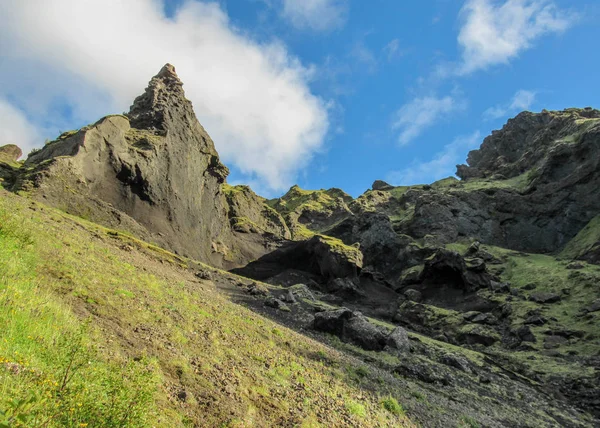 Bela Paisagem Reserva Natural Thorsmork Islândia Sul Europa — Fotografia de Stock