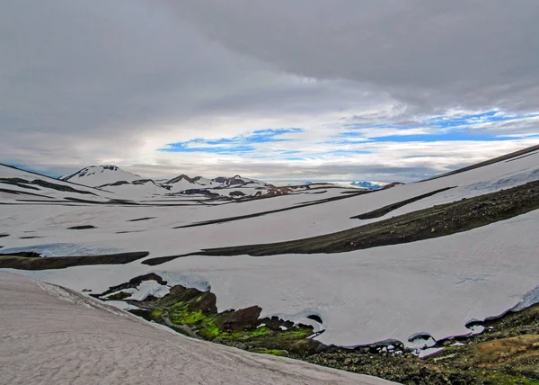 Schilderachtig Uitzicht Kleurrijke Ryoliet Bergen Van Actieve Geothermisch Gebied Jokultungur — Stockfoto