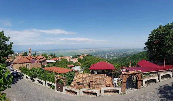 Vue Signagi Attraction Touristique Populaire Géorgie Vallée Alazani Les Régions — Photo