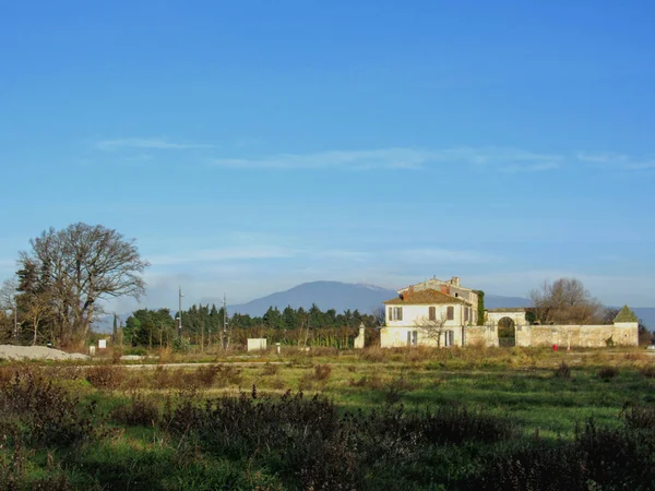 Antigua Casa Campo Típica Provenza Sur Francia Europa — Foto de Stock