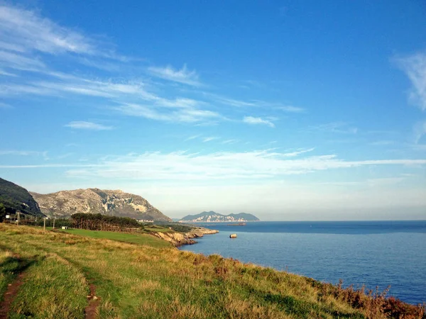 Islares Cantabria Camino Santiago Rota Kuzey Kıyıları Boyunca Giderken — Stok fotoğraf