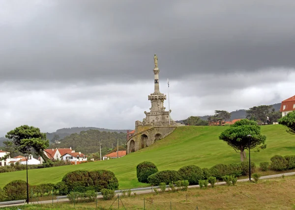 Ευβοια Μικρό Township Στην Cantabria Σημαντικό Χριστιανικό Προσκύνημα Διαδρομής Camino — Φωτογραφία Αρχείου