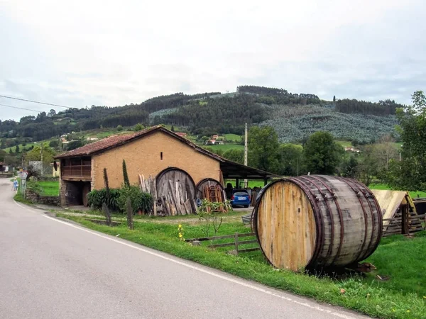 Gijon Vidéken Tipikus Asturias Camino Del Norte Parti Szent Jakab — Stock Fotó