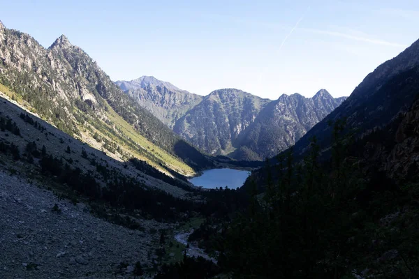 Gaube Francia Pireneusok Gyönyörű Hegyvidéki Táj Nyáron Hautes Pireneusok Közel — Stock Fotó