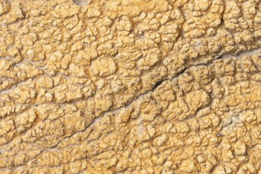 Doğal kahverengi taş doku su ile aşınmış